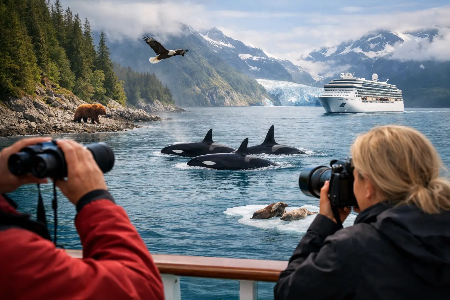 Alaska Cruise Wildlife Viewing Tips