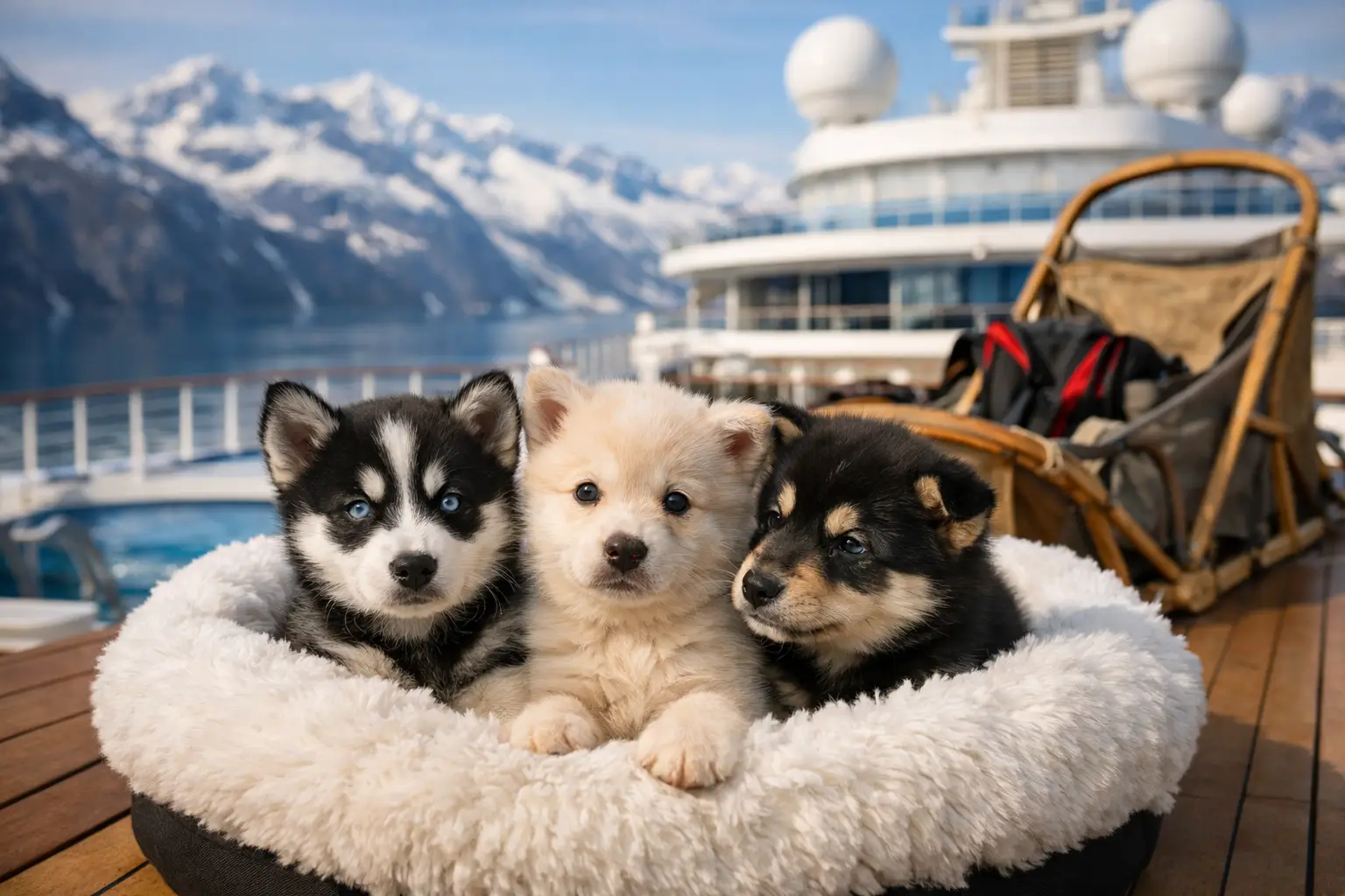 Puppies in the Piazza