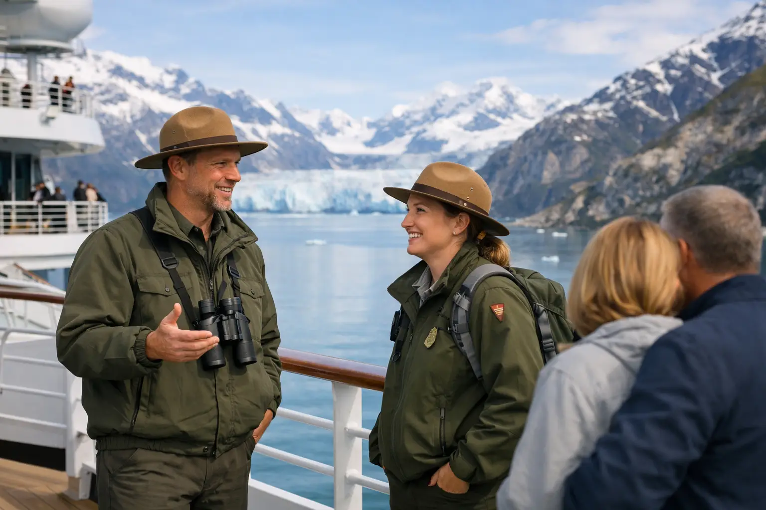 When Park Rangers Come Aboard in Glacier Bay